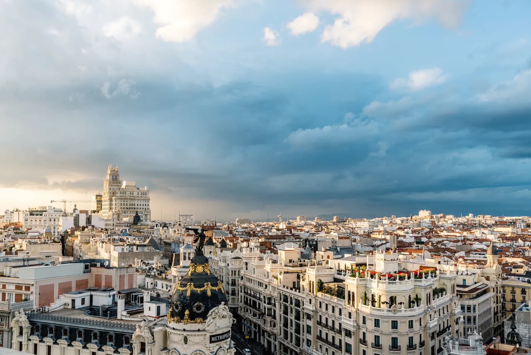 Madrid şehir manzarası
