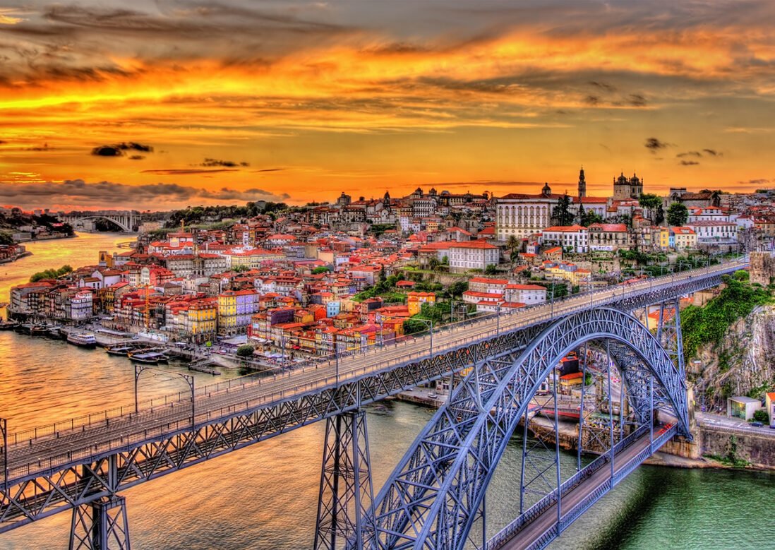 Porto with Dom Luis Bridge - Portugal