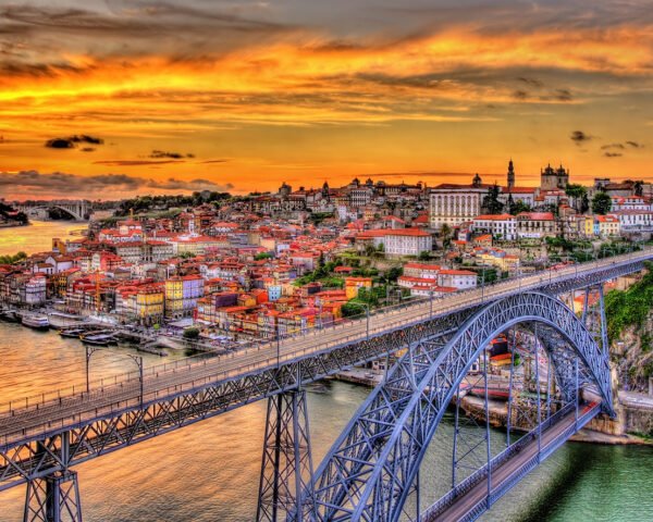 Porto with Dom Luis Bridge - Portugal